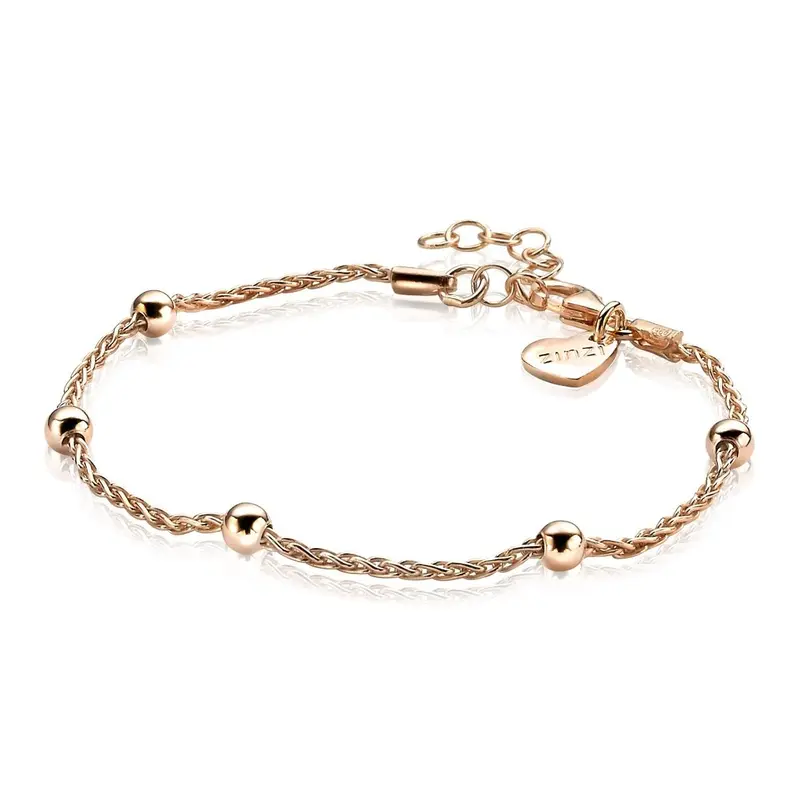 ZINZI Roseverguld Zilveren Armband ZIA1128R