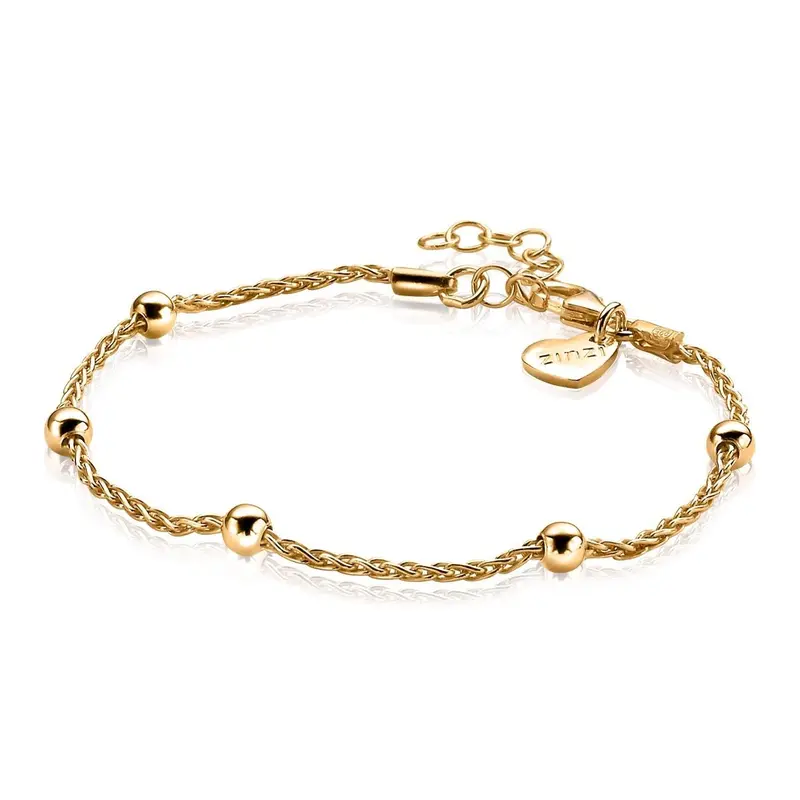 ZINZI Verguld Zilveren Armband ZIA1128G