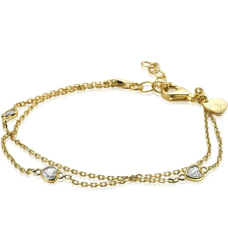 ZINZI Verguld Zilveren Armband ZIA1721G