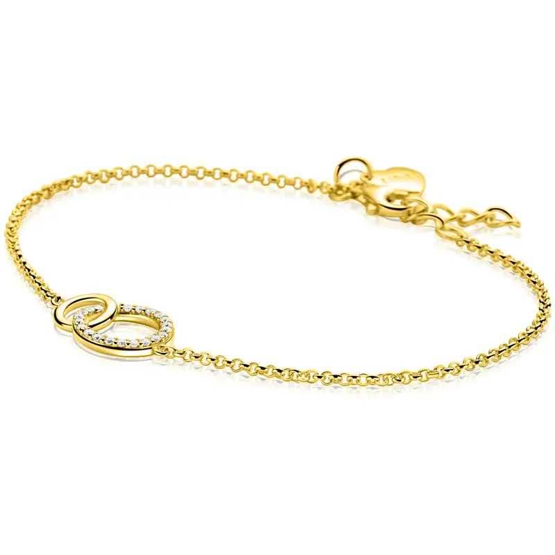 ZINZI Verguld Zilveren Armband ZIA1782Y