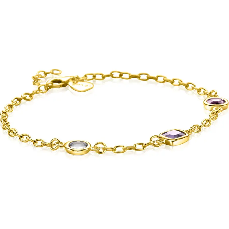ZINZI Verguld Zilveren Armband ZIA2525G