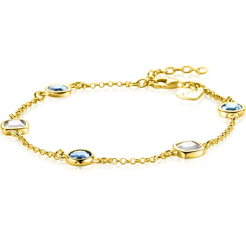 ZINZI Verguld Zilveren Armband ZIA2526G