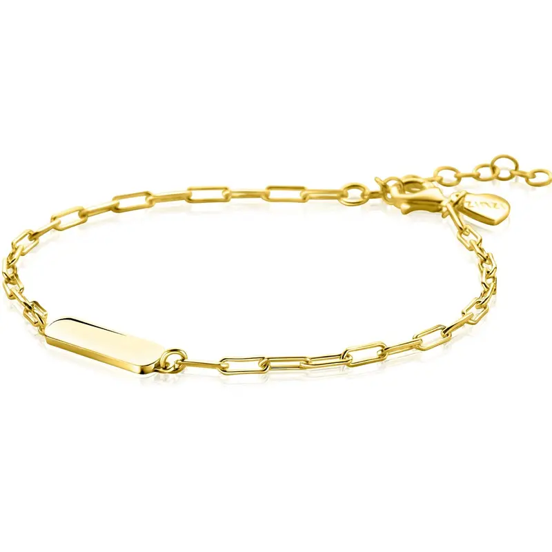 ZINZI Verguld Zilveren Armband ZIA2530G
