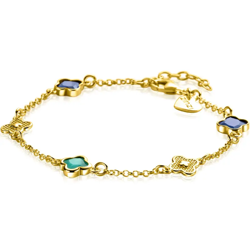ZINZI Verguld Zilveren Armband ZIA2583