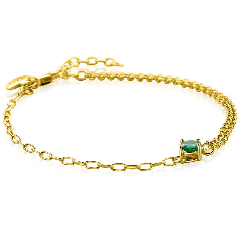 ZINZI Verguld Zilveren Armband ZIA2660G
