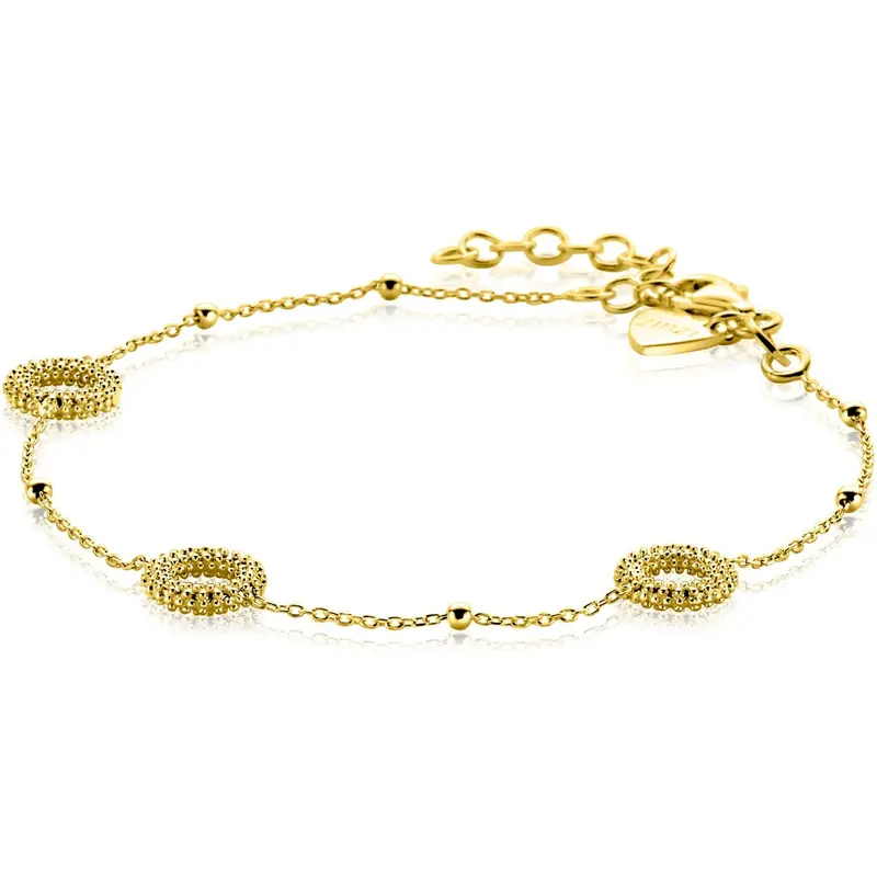 ZINZI Verguld Zilveren Armband ZIA2704G