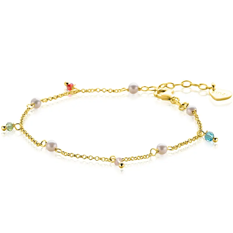 ZINZI Verguld Zilveren Armband ZIA2705G
