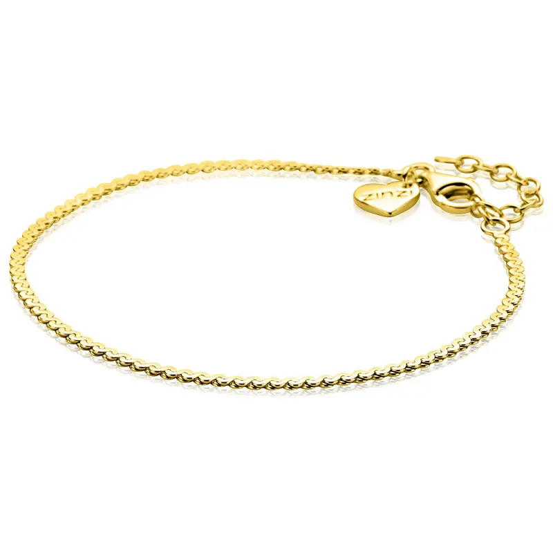 ZINZI Verguld Zilveren Armband ZIA2774G