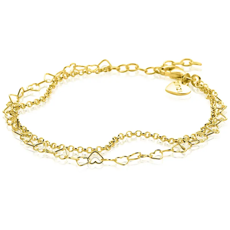ZINZI Verguld Zilveren Armband ZIA2775G