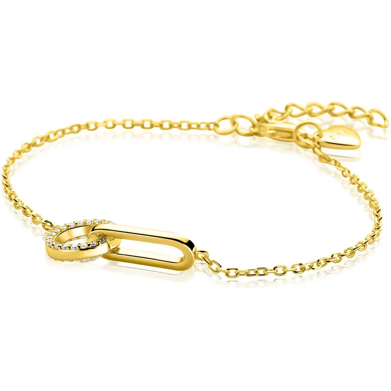 ZINZI Verguld Zilveren Armband ZIA2809
