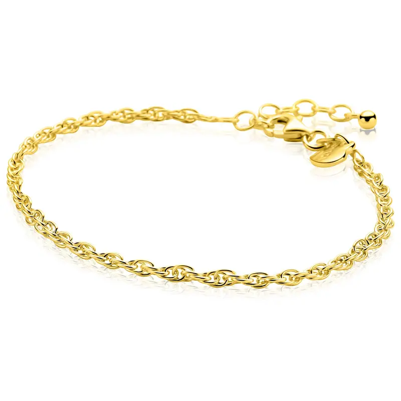 ZINZI Verguld Zilveren Armband ZIA2844G