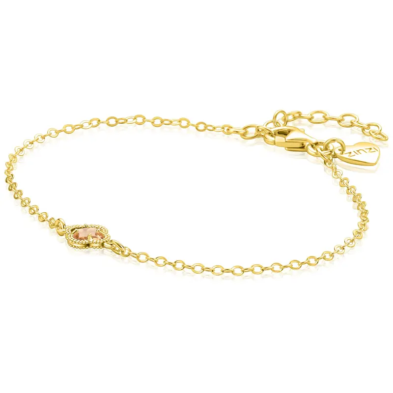 ZINZI Verguld Zilveren Armband ZIA2905C