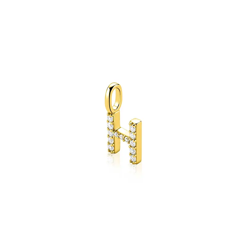 ZINZI Verguld Zilveren Hanger ZIH2828-H