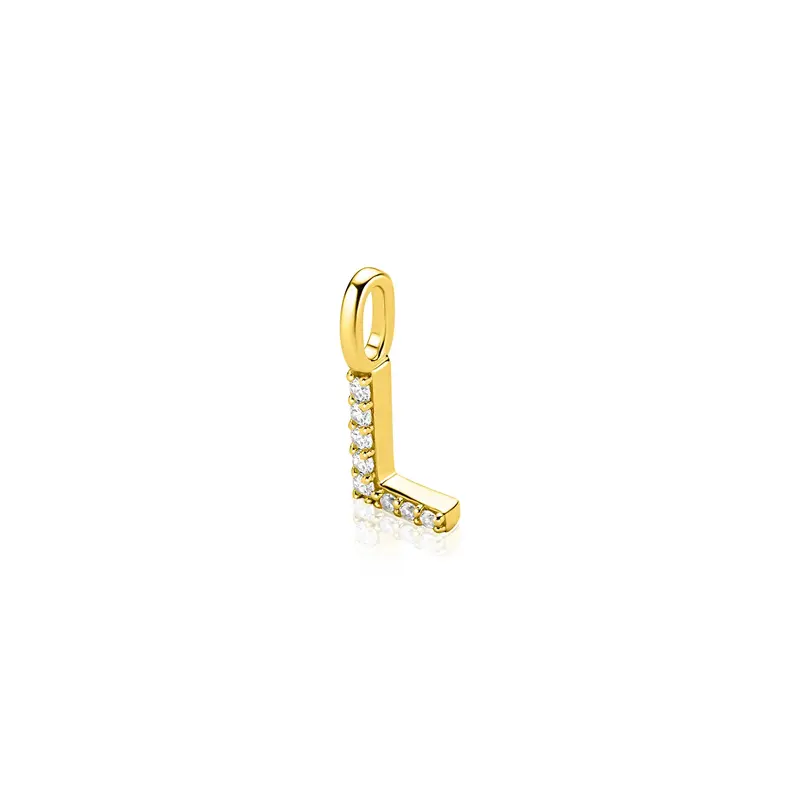 ZINZI Verguld Zilveren Hanger ZIH2828-L