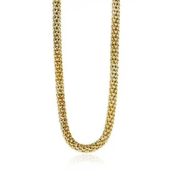 ZINZI Verguld Zilveren Ketting ZIC1057G