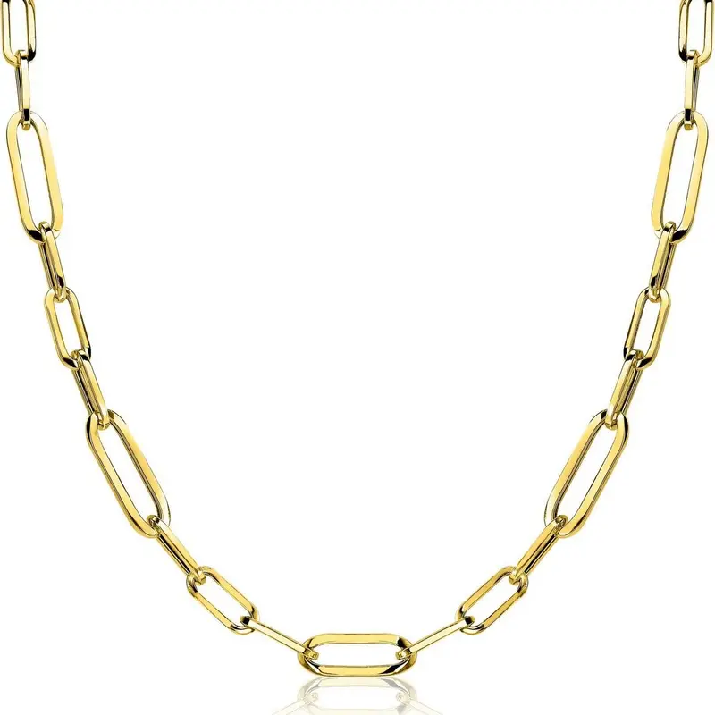 ZINZI Verguld Zilveren Ketting ZIC1990G