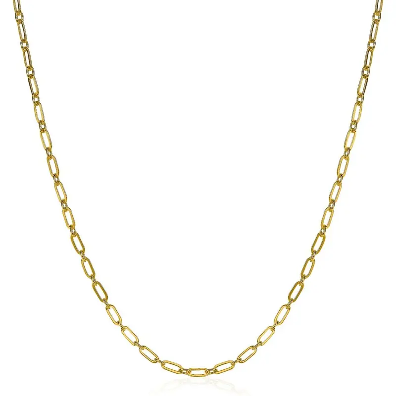 ZINZI Verguld Zilveren Ketting ZIC2033G