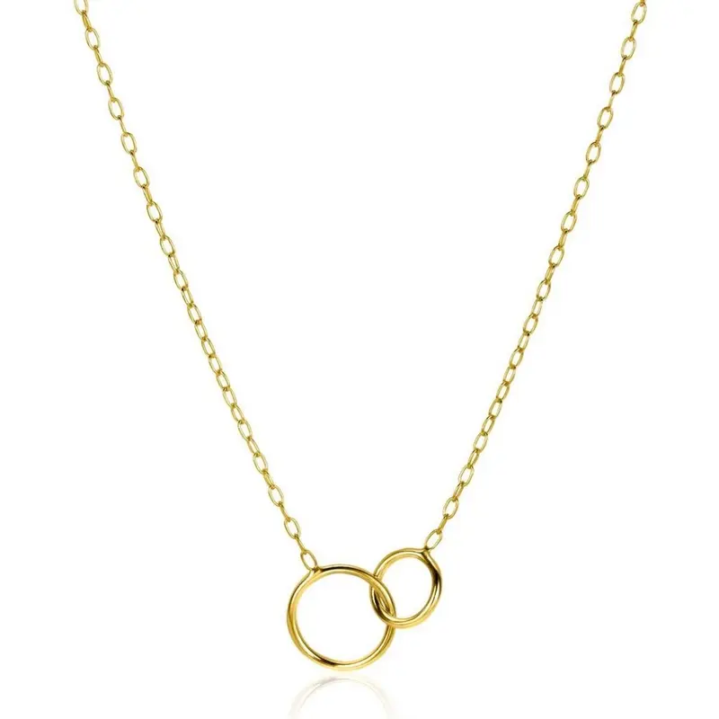 ZINZI Verguld Zilveren Ketting ZIC2275G