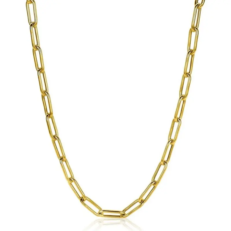 ZINZI Verguld Zilveren Ketting ZIC2286G