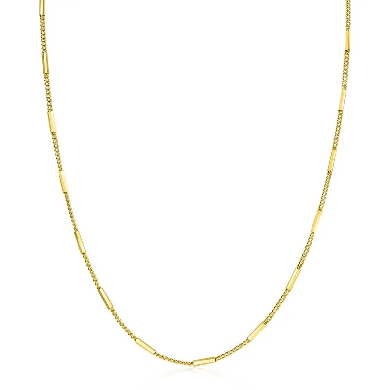 ZINZI Verguld Zilveren Ketting ZIC2366G