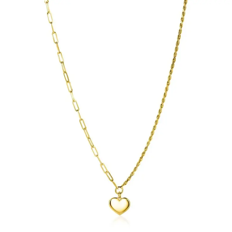 ZINZI Verguld Zilveren Ketting ZIC2381G