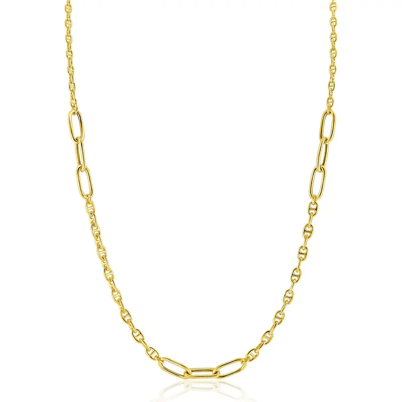 ZINZI Verguld Zilveren Ketting ZIC2413G