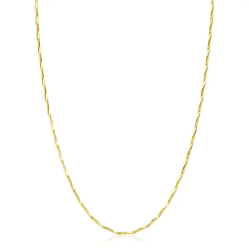 ZINZI Verguld Zilveren Ketting ZIC2414G