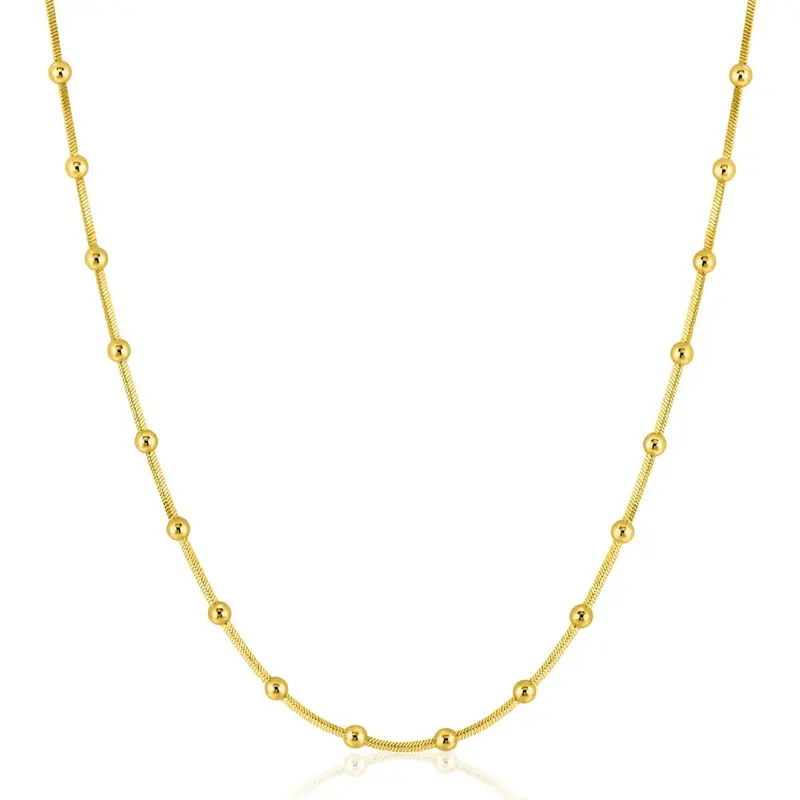 ZINZI Verguld Zilveren Ketting ZIC2471G