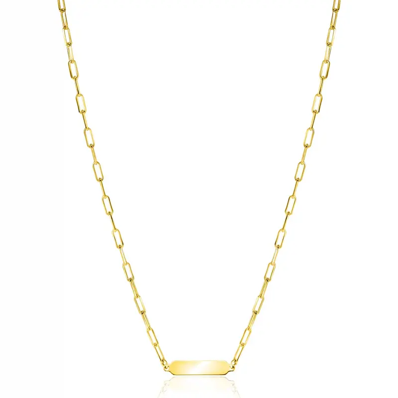 ZINZI Verguld Zilveren Ketting ZIC2530G