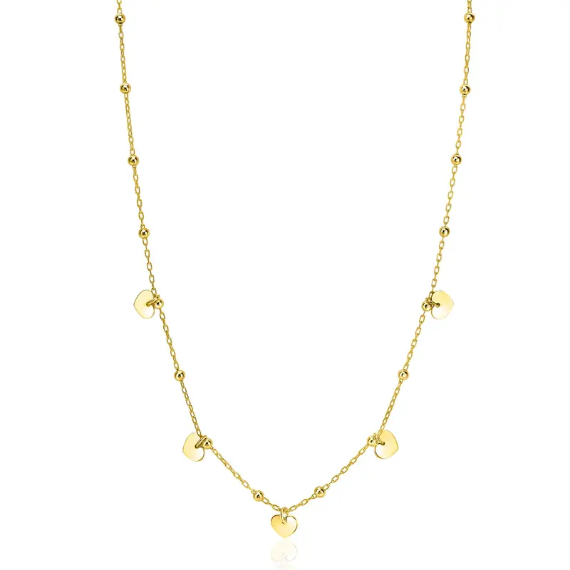 ZINZI Verguld Zilveren Ketting ZIC2531G
