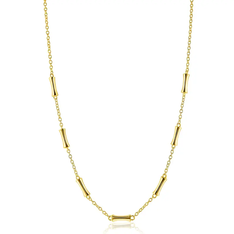 ZINZI Verguld Zilveren Ketting ZIC2577G