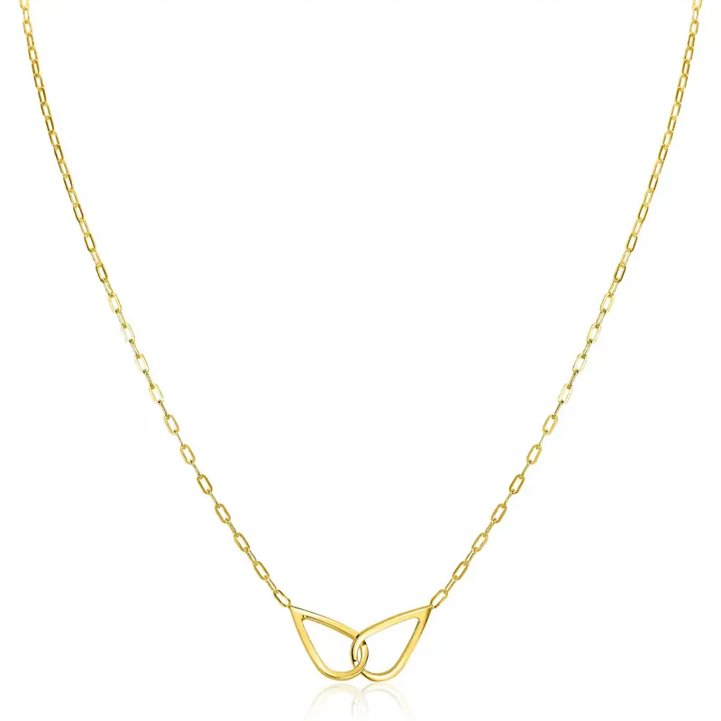 ZINZI Verguld Zilveren Ketting ZIC2634