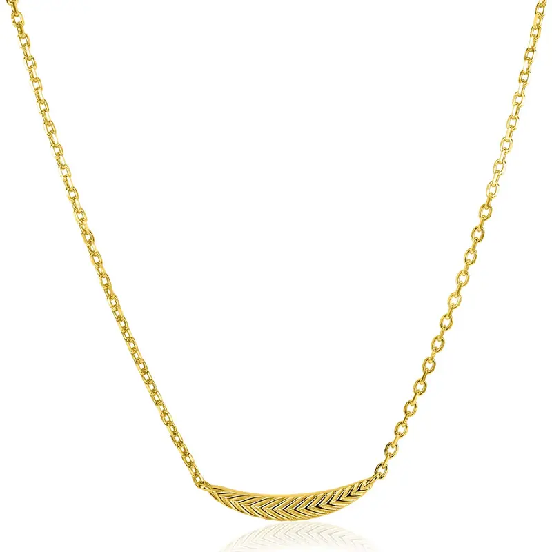 ZINZI Verguld Zilveren Ketting ZIC2644G