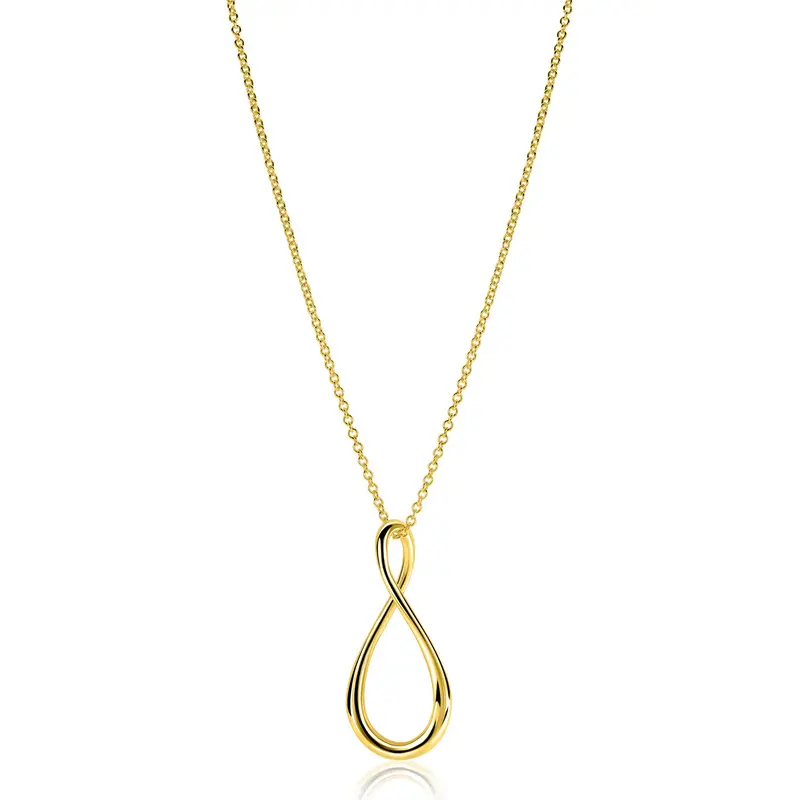 ZINZI Verguld Zilveren Ketting ZIC2675G