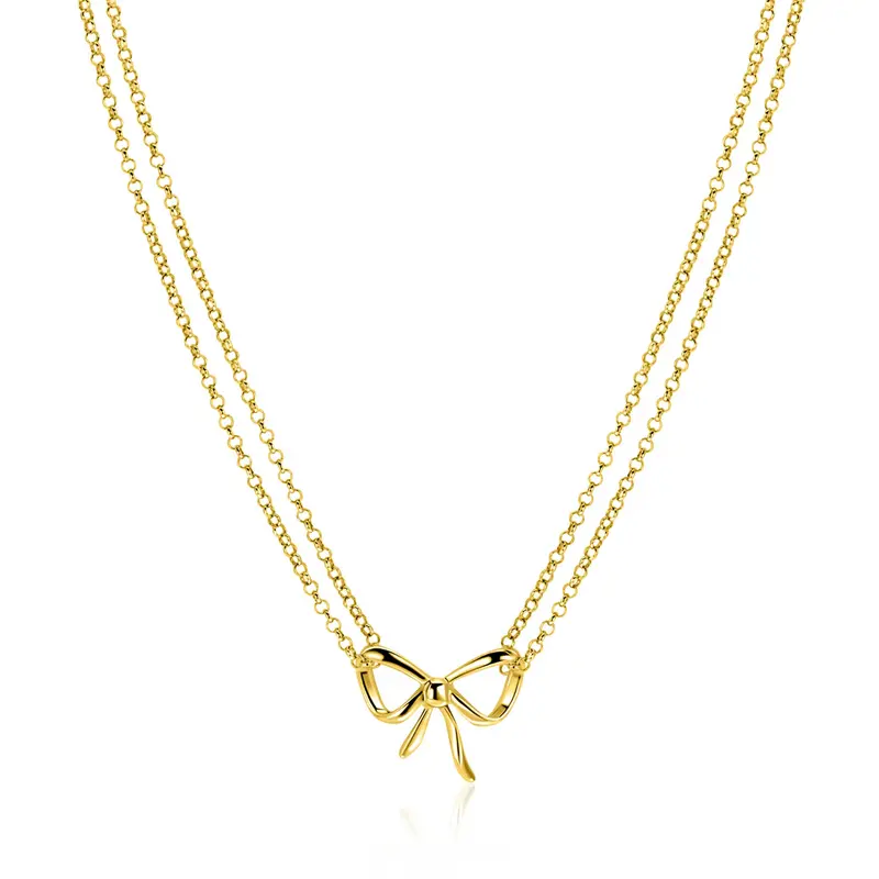 ZINZI Verguld Zilveren Ketting ZIC2677