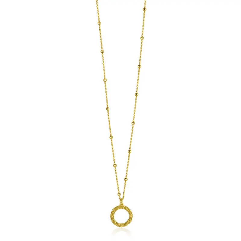ZINZI Verguld Zilveren Ketting ZIC2704G