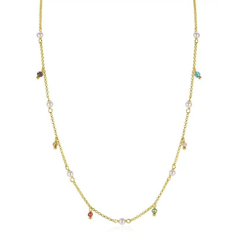 ZINZI Verguld Zilveren Ketting ZIC2705G