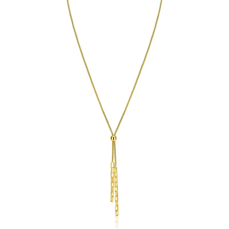 ZINZI Verguld Zilveren Ketting ZIC2708Y