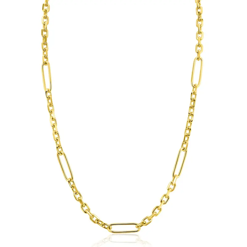 ZINZI Verguld Zilveren Ketting ZIC2711G