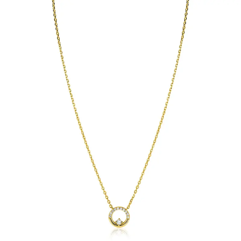 ZINZI Verguld Zilveren Ketting ZIC2725Y
