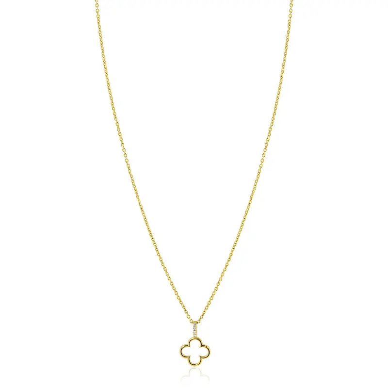ZINZI Verguld Zilveren Ketting ZIC2743