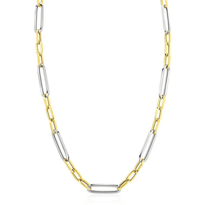 ZINZI Verguld Zilveren Ketting ZIC2752