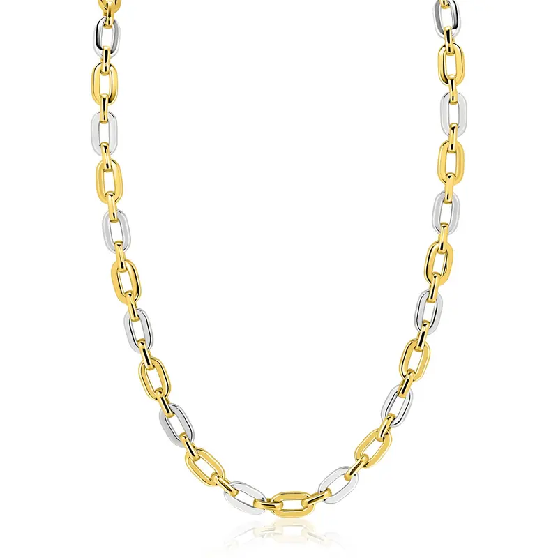ZINZI Verguld Zilveren Ketting ZIC2757