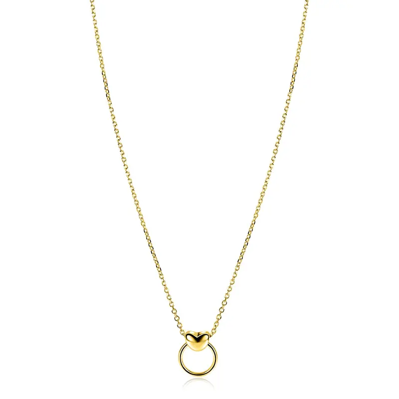 ZINZI Verguld Zilveren Ketting ZIC2759