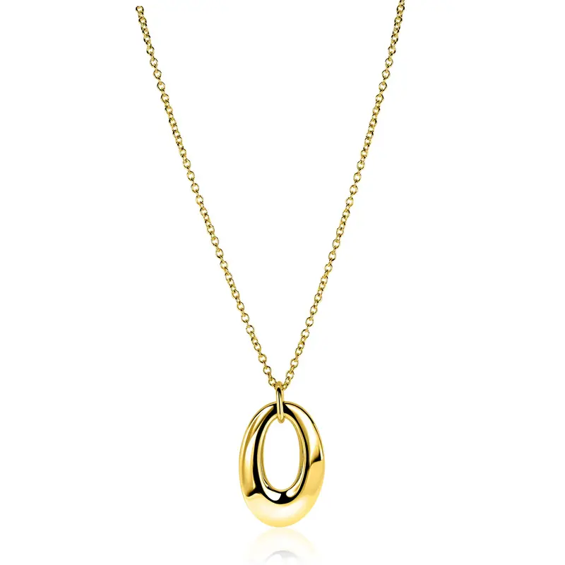 ZINZI Verguld Zilveren Ketting ZIC2787G