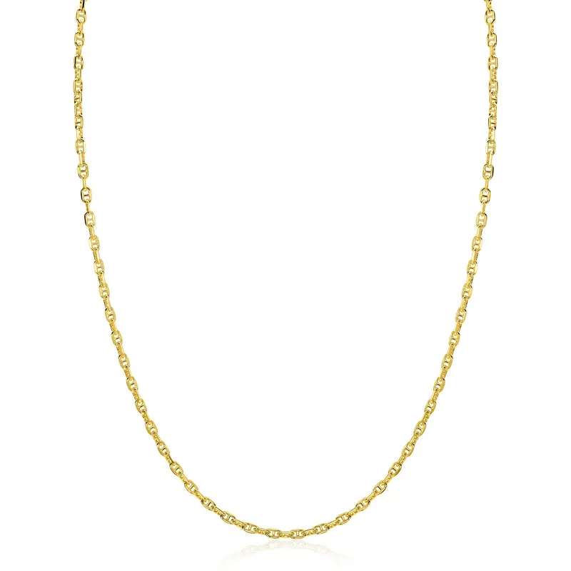 ZINZI Verguld Zilveren Ketting ZIC2841G