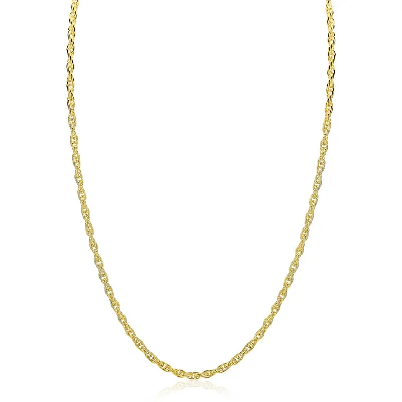 ZINZI Verguld Zilveren Ketting ZIC2844G