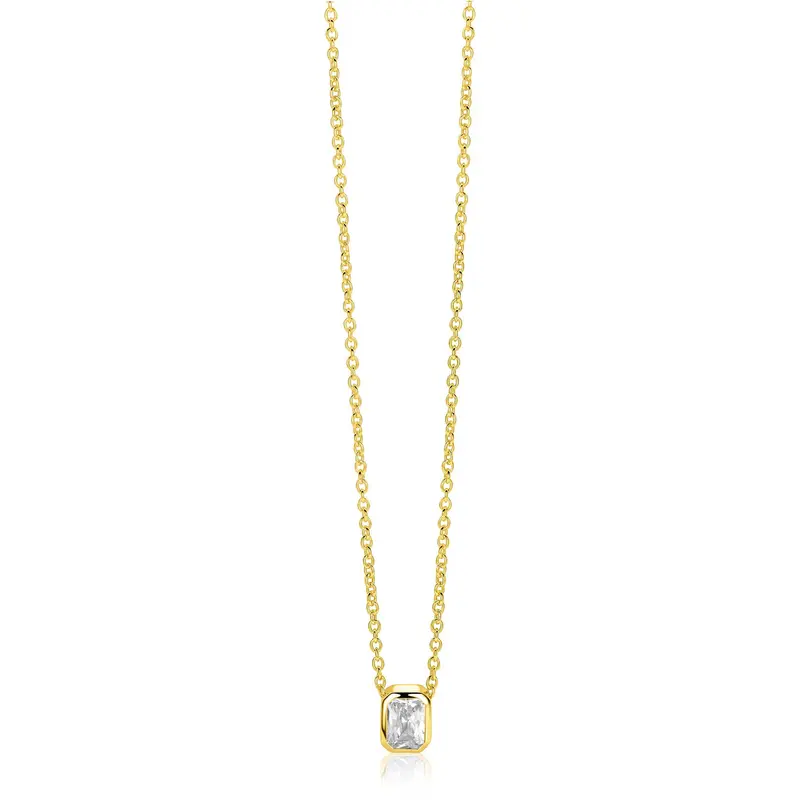 ZINZI Verguld Zilveren Ketting ZIC2899