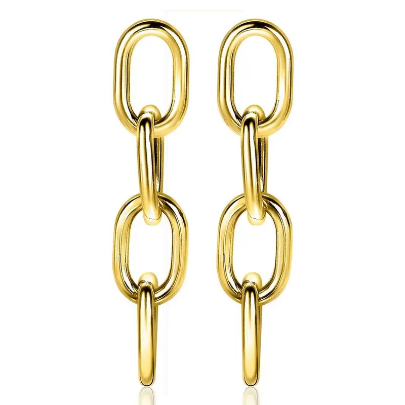 ZINZI Verguld Zilveren Oorbellen ZIO2153G