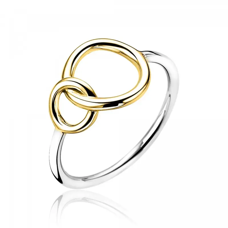 ZINZI Verguld Zilveren Ring ZIR1278G